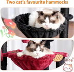 Heybly Cat Tree, 39.4 Inches Gothic Tower Condo - Image 4