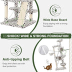 MUTICOR 66 Inches Multi-Level Large Cat Tree Tower - Image 6