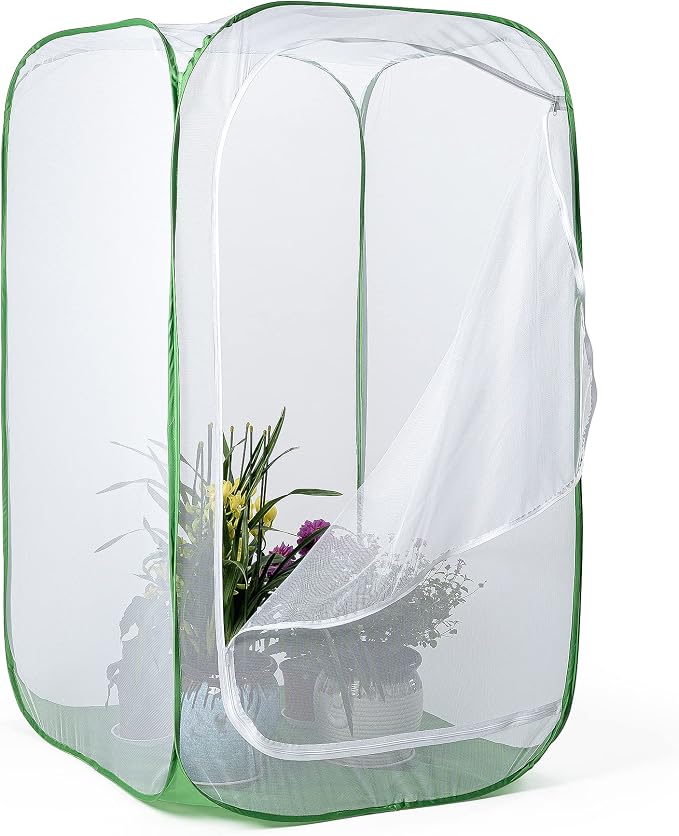 59" Outdoor Mesh Plant Enclosure, Mesh Plant Cover by RESTCLOUD
