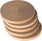 Round cat Scratcher Refill, 10 inch Diameter, 7/8 inch Thickness Scratcher by Unknown