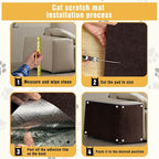 Cat Scratch Mat, Couch Protector from Cats Claw, Cat Scratch Furniture - Image 7