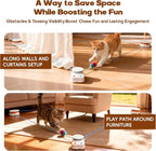 Interactive Cat Toy for Indoor Cats – Automatic Moving & Enrichment Toy for - Image 4