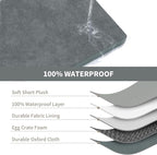 Plush Orthopedic Dog Bed for Medium Dogs & Puppies, Waterproof Dog Beds 29x18 - Image 6