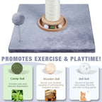 Fantasreen 31" Cat Scratching Post Kitten Toys - Image 2
