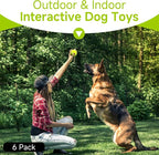 HETOO Tennis Balls for Dogs: 6 Pack 2.5 Inch Dog Balls- Dog Tennis Ball- - Image 7