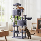 Cat Tree for Indoor Cats, 66 Inches Cat Tower - Image 2