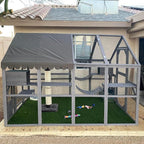 Aivituvin Cat House Outdoor Catio Kitty Enclosure by Aivituvin