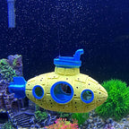 Floating Fish Tank Decoration, LittleCute Retro Submarine AquariumDecoration - Image 4