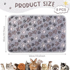 Tegeme 8 Pcs Fleece Dog Blankets - Image 2