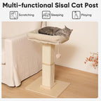 FUKUMARU Cat Scratching Post, Modern Style Tall Scratch Posts - Image 2
