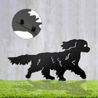 Running Cavalier King Charles Spaniel Garden Statue Gift – Rustproof Metal - Image 3