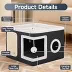 Shikha Cat Beds for Indoor Cats, Large Cat Cave - Image 7