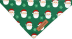 Realeaf Christmas Dog Bandanas 2 Pack, Snowflake and Santa Claus Dog Scarf - Image 4
