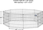 MidWest Homes for Pets Folding Metal Puppy / Dog Exercise Pen, Indoor/Outdoor - Image 3