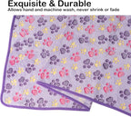 Dono 1 Pack 3 Dog Blankets, Soft Fluffy Fleece Pet Blanket Warm Sleep Mat Paw - Image 5