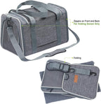Cat Carrier - Soft-Sided Dog Pet Carrier, Portable Foldable Pet Bag up to 28 Lbs - Image 7