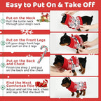 Dog Christmas Sweater, Soft Warm Pet Clothes Coat - Image 4