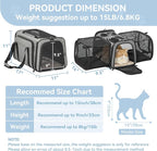 Petsfit 17" x 11" x 11" Airline-Approved Expandable Pet Carrier, 2X Square - Image 3