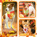 Chunful 100 Pieces Thanksgiving Dog Bandanas Bulk Fall Autumn Pet Bandanas - Image 6