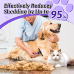MIU COLOR Long Hair Pet Grooming Brush, Deshedding Tool - Image 3
