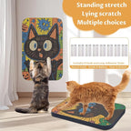 2 Pack Art Cat Scratcher, Wall-Mountable Cat Scratch Pad, Cat Wall Scratcher - Image 3