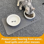 Ptlom Pet Placemat for Dog and Cat, Mat for Prevent Food and Water Overflow - Image 5