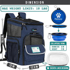 PetAmi Dog Backpack Carrier, Airline Approved Cat Backpacks - Image 6
