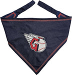 Pets First MLB Cleveland Guardians TIE Bandana, Small/Medium. Dog Bandana Scarf by PETSFIRST