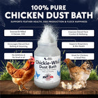5.5lb Chickie-Whiz Chicken Dust Bath - Image 2