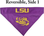 Pets First Collegiate Pet Accessories, Reversible Bandana, LSU Tigers, - Image 3