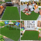 Bsmathom Artificial Grass Rug Indoor Outdoor Rug, 4x6Ft Artificial Grass Area - Image 7
