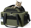 Pecute Expandable Pet Carrier Airline Approved Dog Cat Carrier, Breathable by pecute