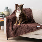 PetAmi Dog Blanket for Small Medium Dogs Brown, Fluffy Soft Puppy Blanket - Image 3