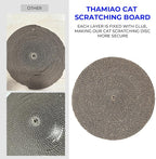 Round cat Scratcher Refill, 10 inch Diameter, 7/8 inch Thickness Scratcher - Image 4