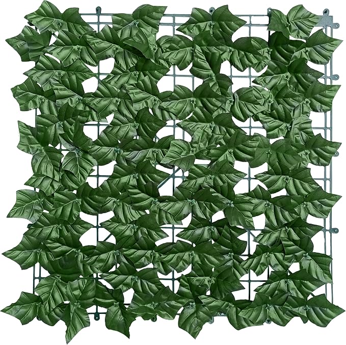 Artificial Ivy Privacy Fence Wall Screen: 72 x144 in UV-Anti Faux Greenery - Image 7