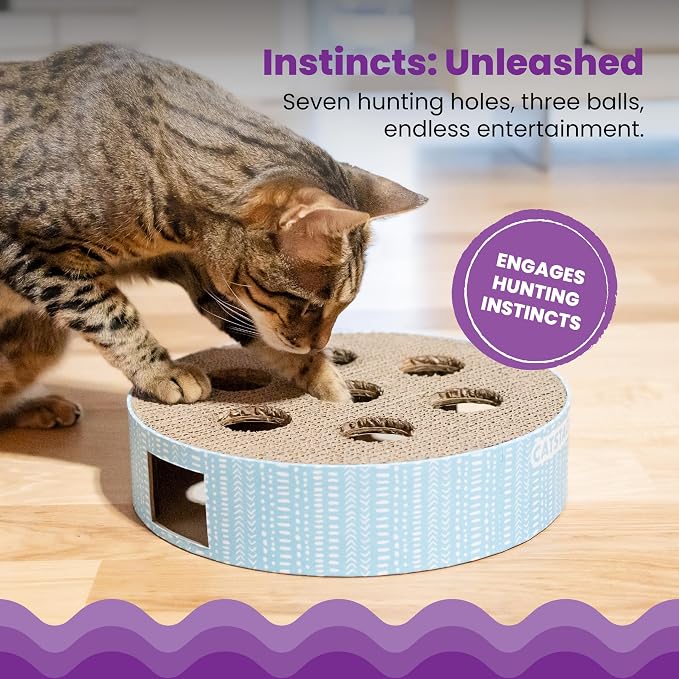 Catstages Scratch N' Hunt Interactive Cat Puzzle Toy - Image 3