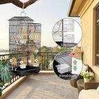 ZENY 39-inch Roof Top Large Flight Parrot Bird Cage - Image 8