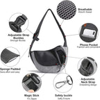 FDJASGY Pet Sling Carrier for Small Dogs Cats, Breathable Mesh Travelling Hand - Image 3