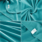 Fleece Throw Blanket Bulk Fleece Blankets Solid Lightweight Warm Soft Cozy - Image 3