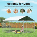 10'x10' Large Outdoor Dog Kennel, Heavy Duty Dog Enclosure - Image 7