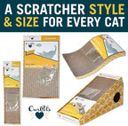 Our Pets Wave & Far-N-Wide Cat Scratcher Multipack - Image 8