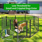 Dog Playpen Outdoor Extra Wide 16 Piece Panels Heavy Duty Dog Fence 24" Height - Image 6