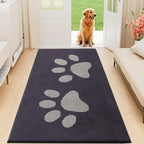 Buganda Dog Door Mat for Muddy Paws, Absorbent Dirt Trapper Washable Indoor by Buganda