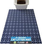Drymate Cat Litter Box Mat, Litter Trapping Mat, Waterproof, Urine-Proof by Drymate