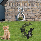 Pet Grave Markers Cat, Metal Memorial Plaques - Image 3