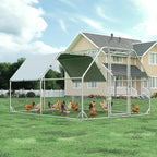Large Metal Chicken Coop, Walk-in Chicken Run by 4ever2buy