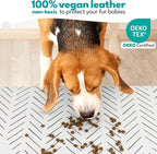 NALALAS Dog Mat for Food and Water, Cat Feeding Mat | Waterproof Dog Bowl Mat | - Image 8