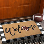 Tinideya 2 Pcs Door Mat Welcome Non Slip Coir Mats Floor Layering Doormats - Image 5