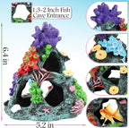 MyLifeUNIT Fish Tank Plants, 7 Pieces Colorful Aquarium Plants and Coral Reef - Image 2