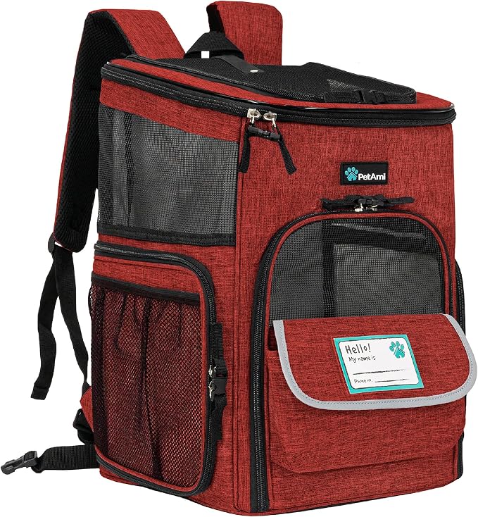 PetAmi Dog Backpack Carrier, Airline Approved Cat Backpacks by PetAmi